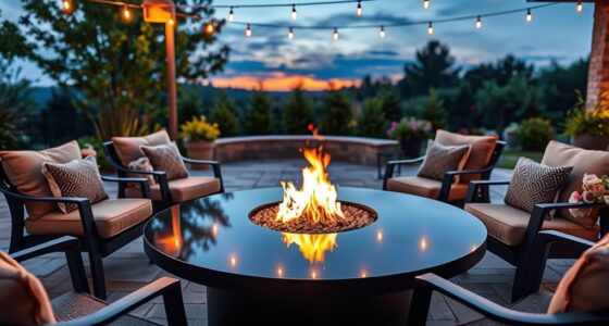 top propane fire pit tables
