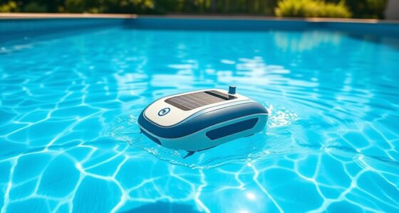 top solar pool skimmer robots