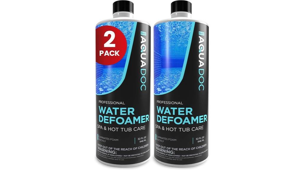 two pack hot tub defoamer