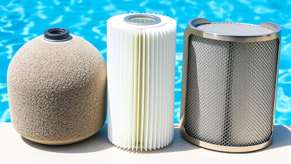 types of pool filters