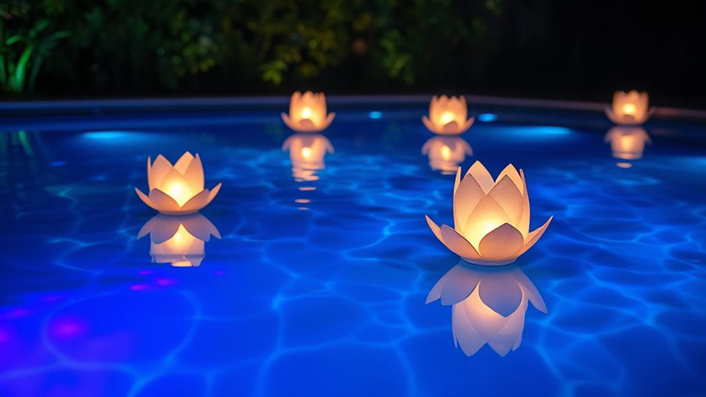 versatile waterproof floating lights