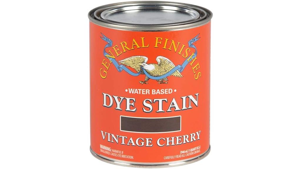 water based dye vintage cherry