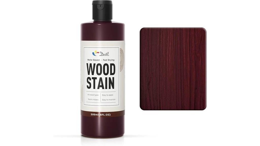 water based rosewood stain