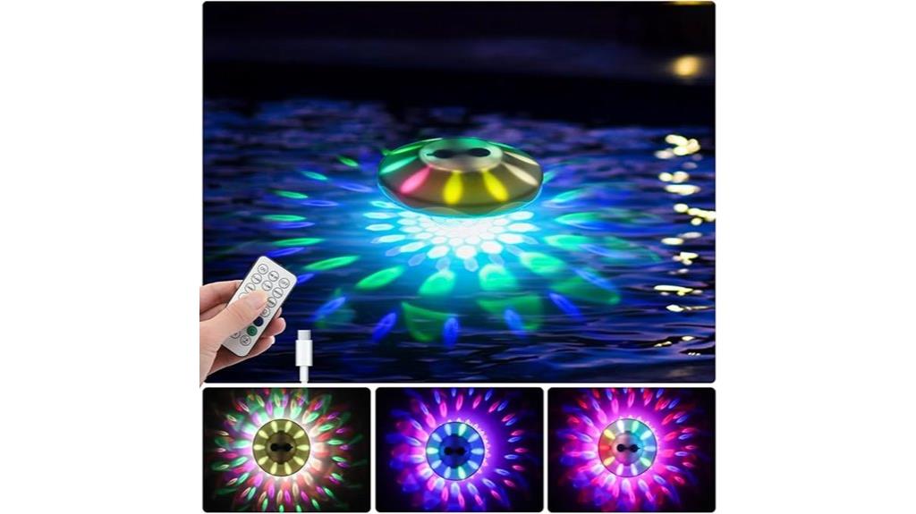 waterproof floating pool lights