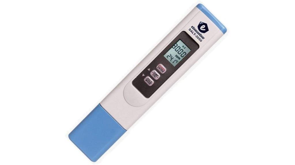 waterproof salinity meter