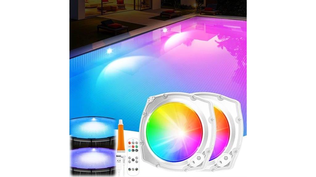 wireless underwater pool lighting