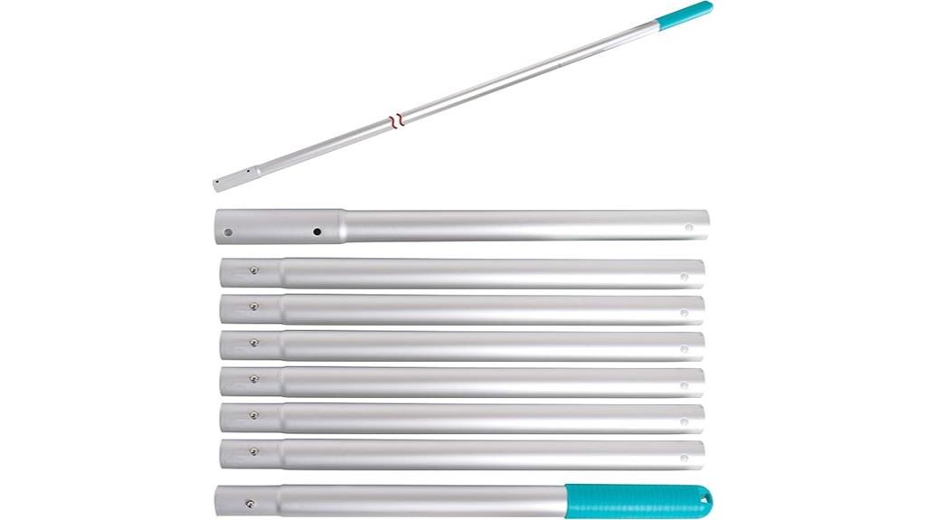 10 5 ft aluminum pool pole