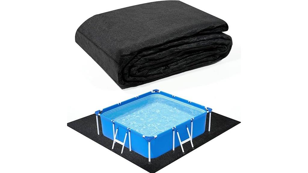 10x10ft pool liner pad