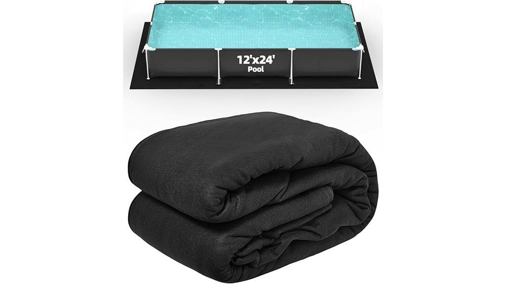 12x24 pool liner pad