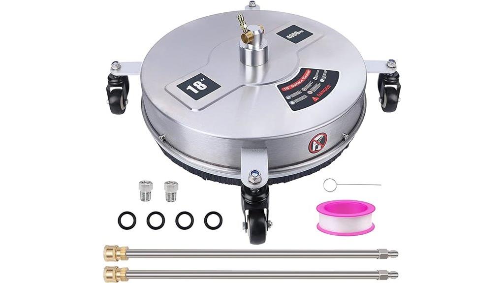 18 inch pressure washer cleaner