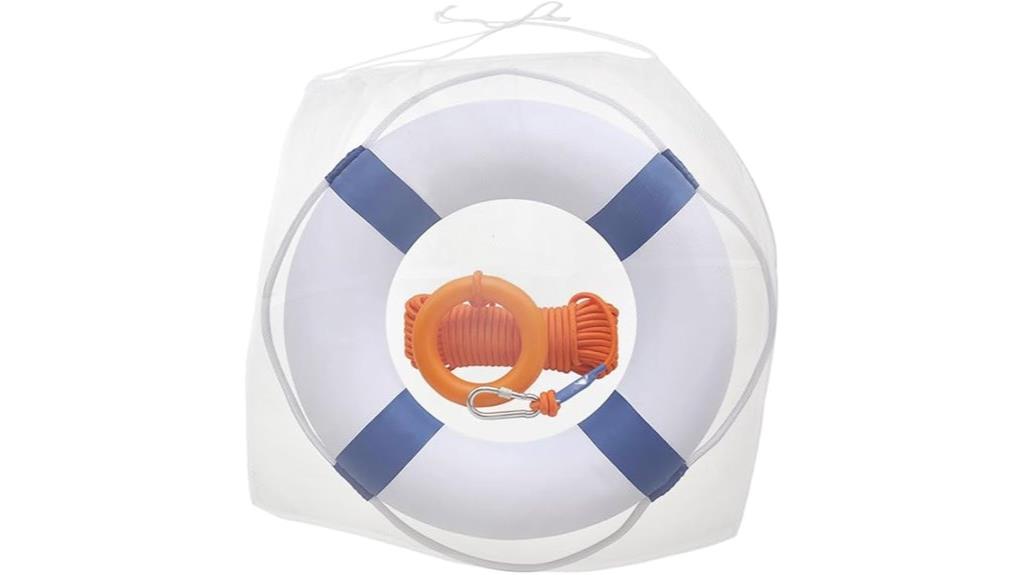 20 inch lifebuoy with rope