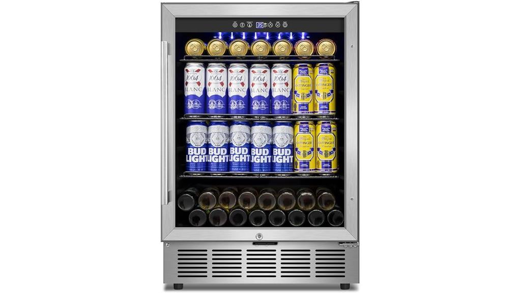24 inch beverage drink fridge