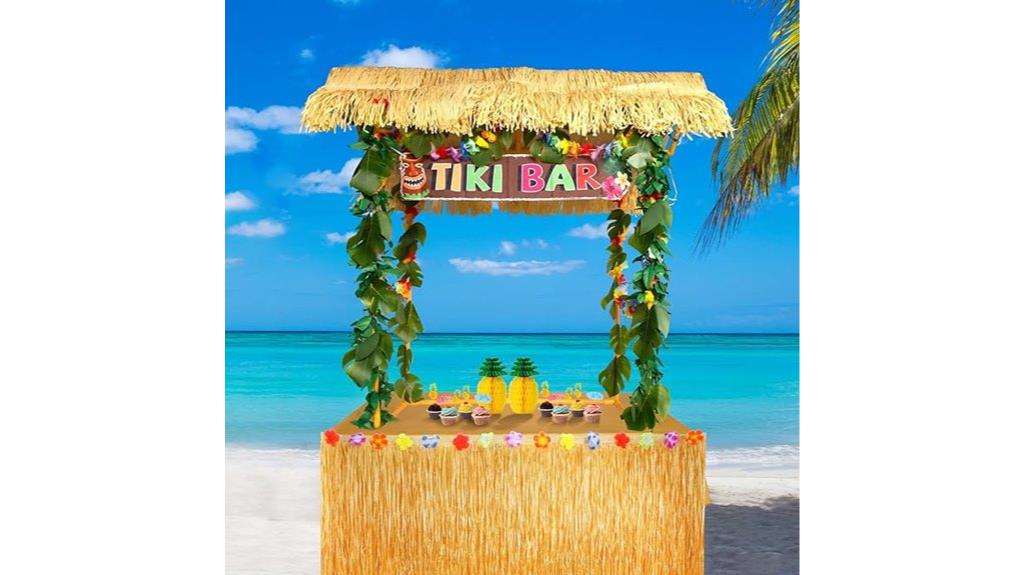 50 piece tiki hut kit