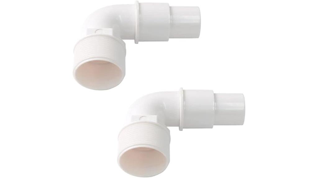 90 pool hose adapter