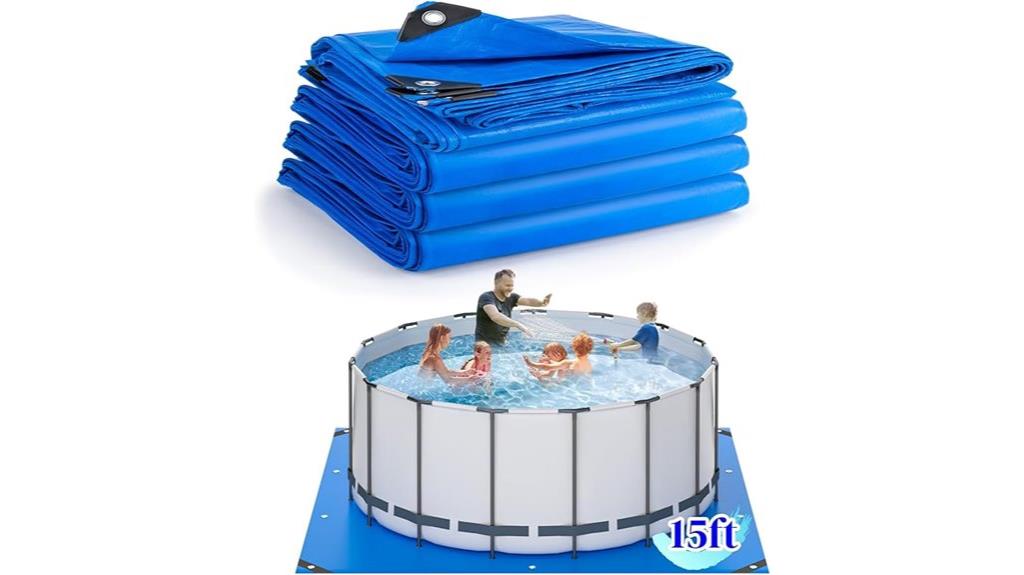above ground pool liner pad