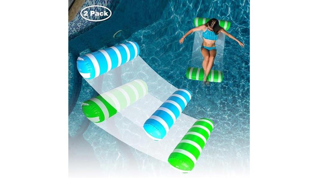 adult inflatable water hammock