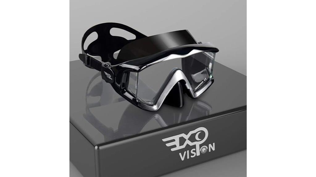 adult panoramic scuba mask