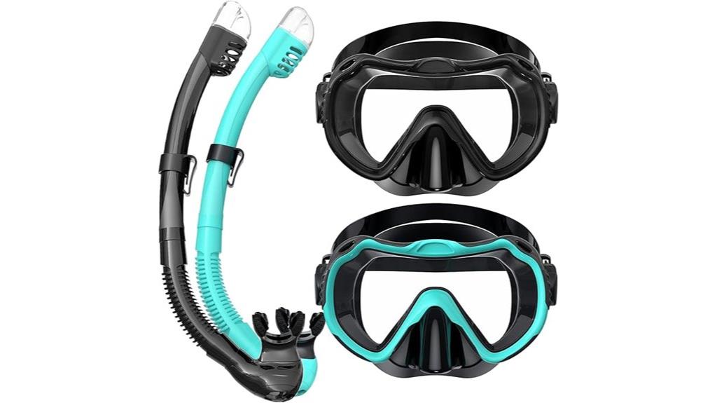 adult snorkeling mask set