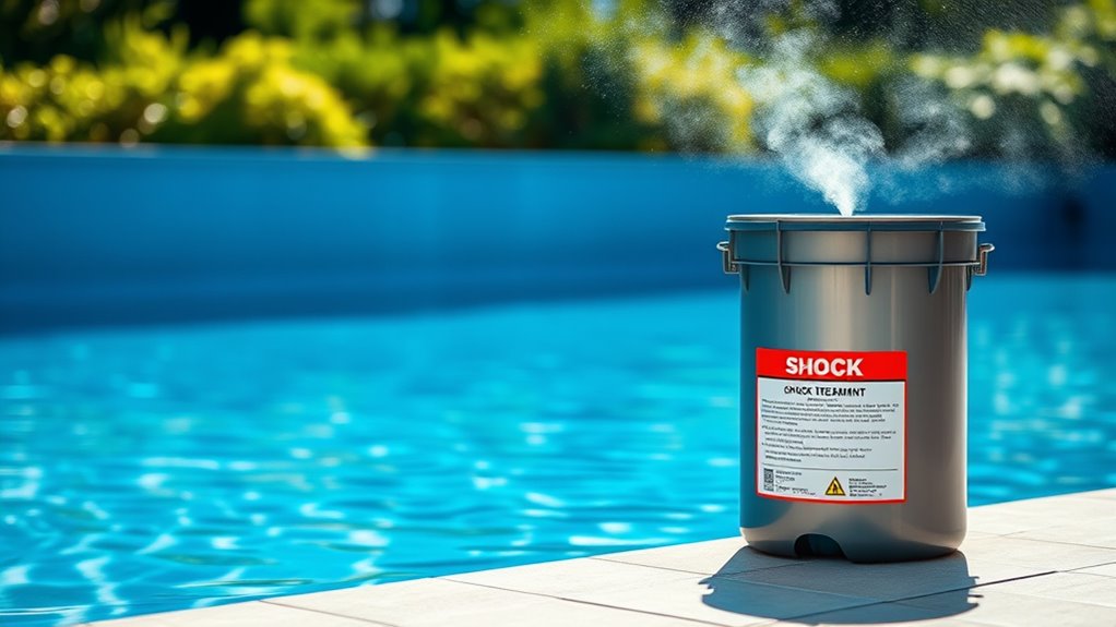 apply shock treatment evenly