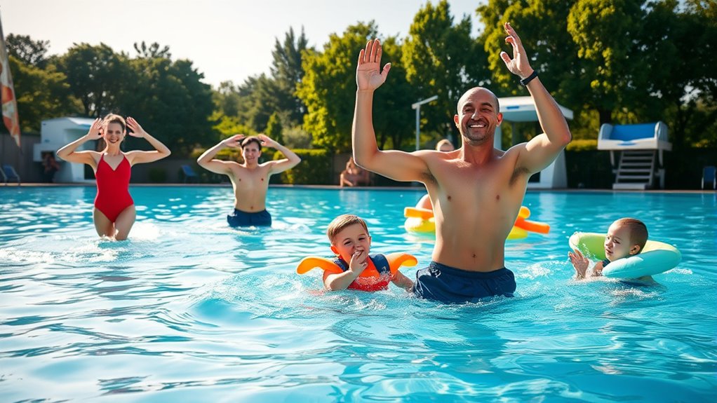 aquatic fitness and pool exercises
