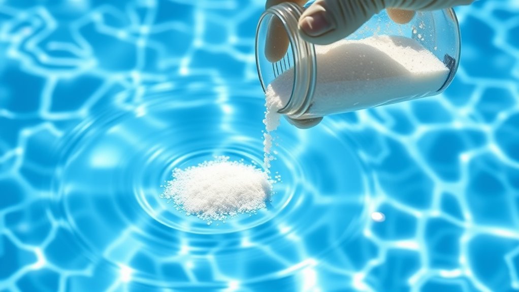 avoid overusing pool chemicals