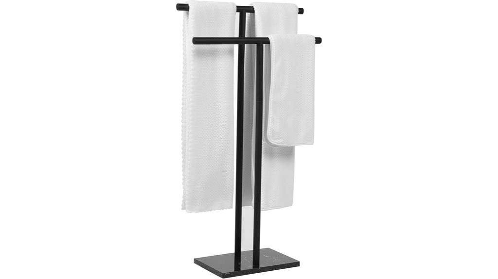 bathroom towel rack free standing