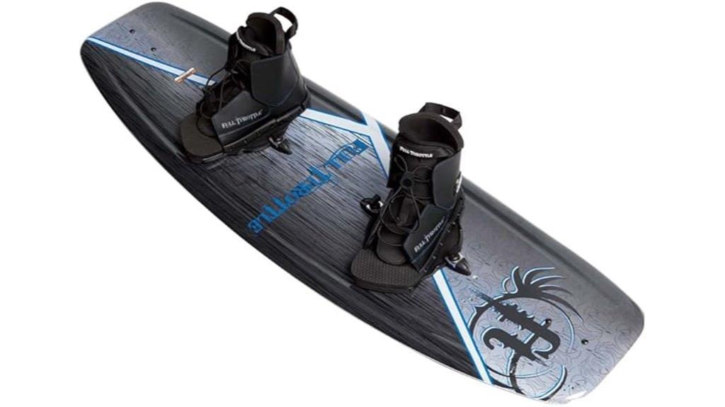 black blue wakeboard kit