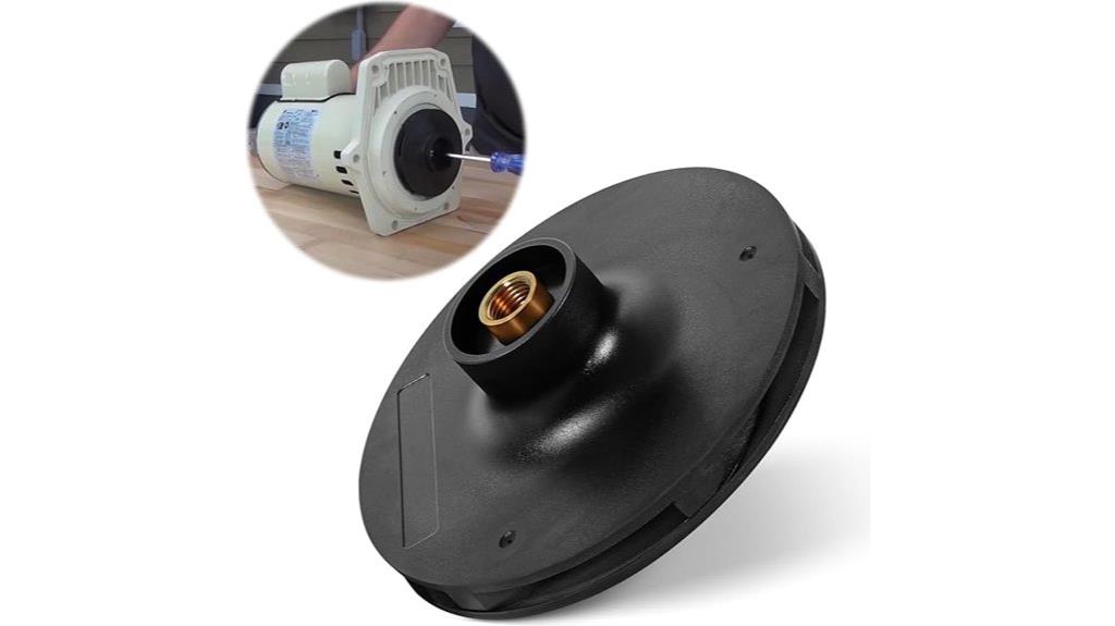 black whisperflo pump impeller