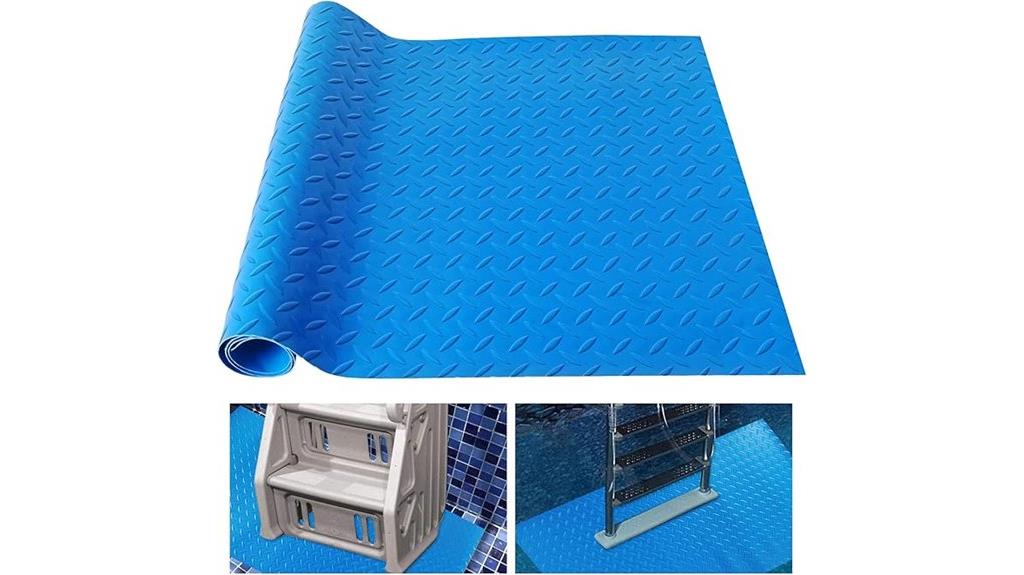 blue 17x38 pool ladder