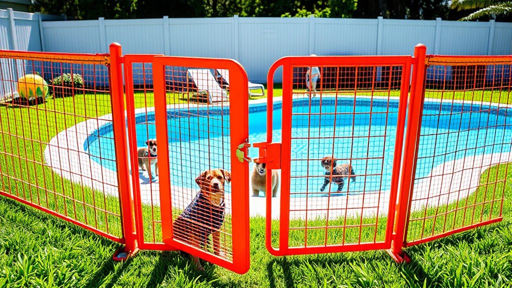 build secure pool barriers