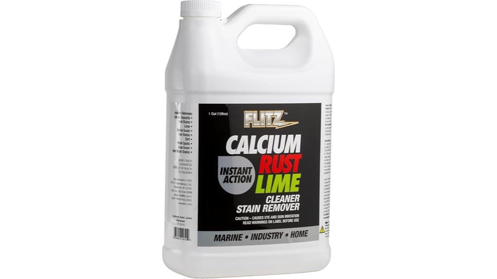 calcium rust lime remover