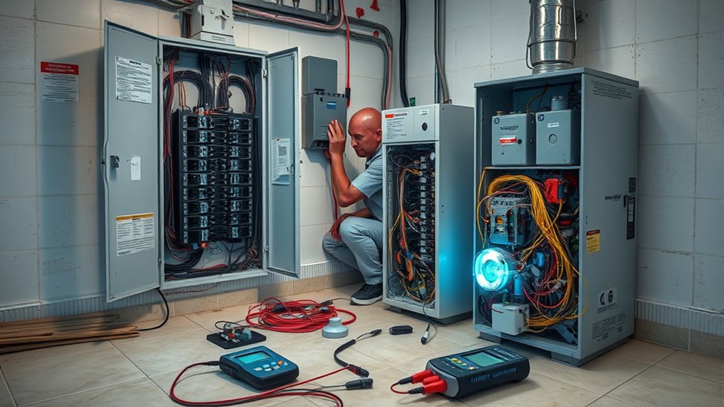 check power supply and breaker