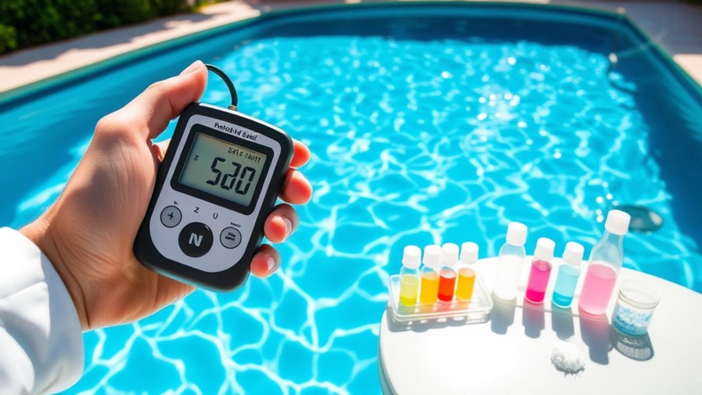 check salt and water quality