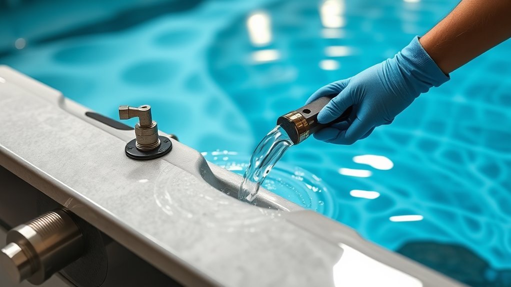 check spillover water flow