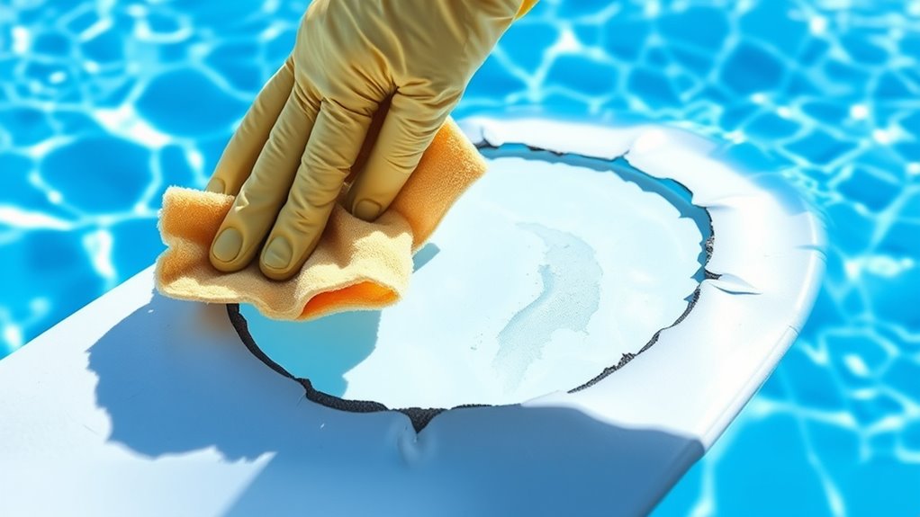 clean dry surface preparation