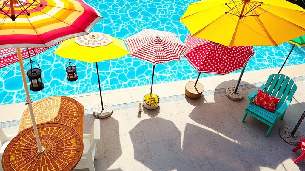 colorful durable shaded oasis