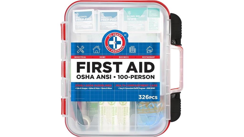 comprehensive first aid kit