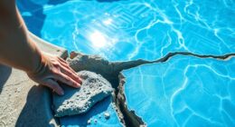 concrete pool crack repair