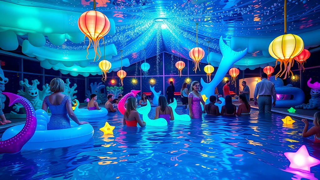 create immersive marine themed celebration
