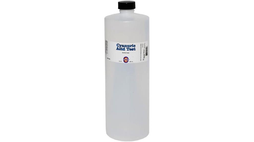 cyanuric acid pool solution