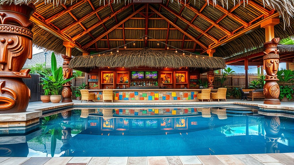designing a functional tiki bar