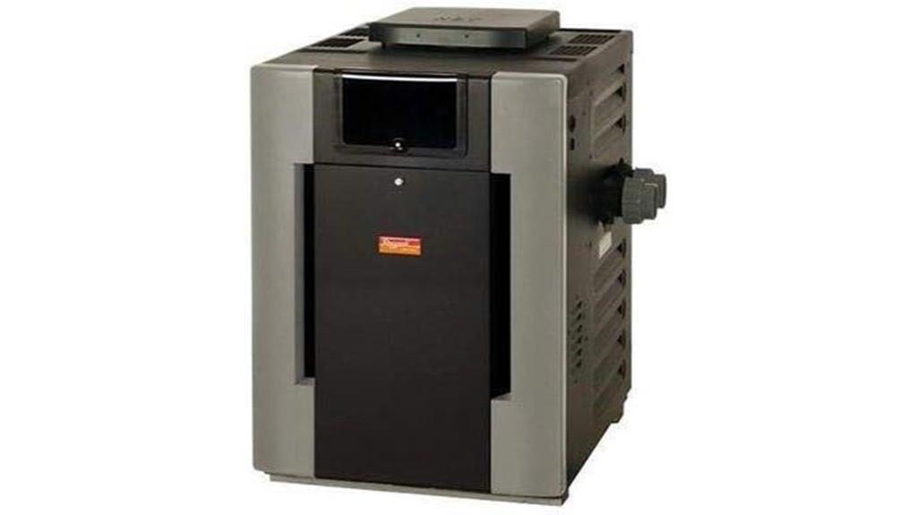 digital natural gas pool heater