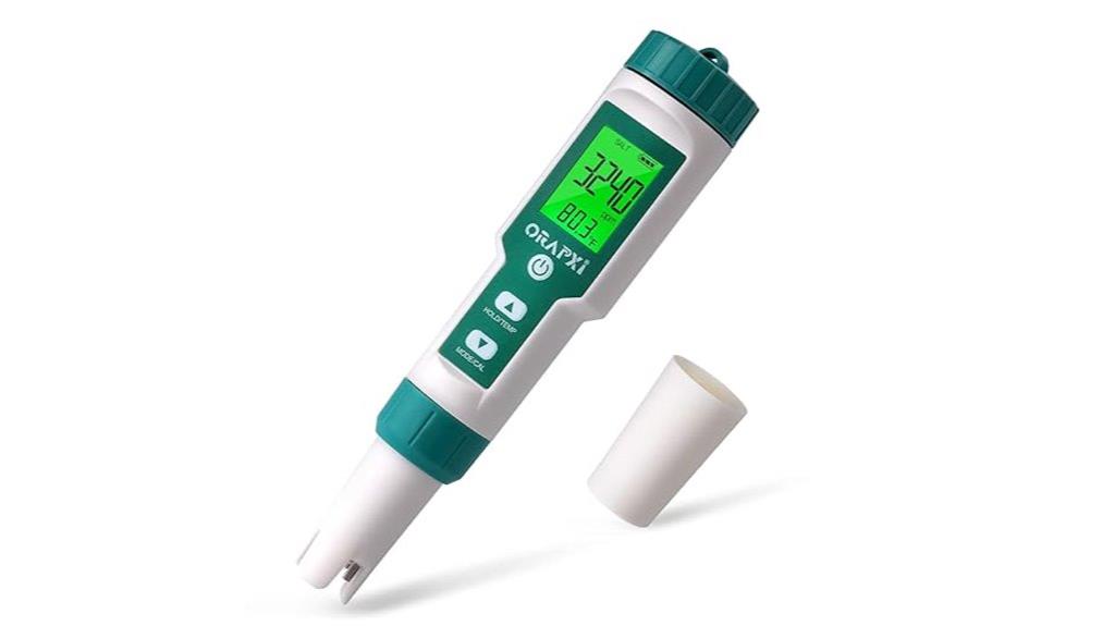 digital salt and ph tester
