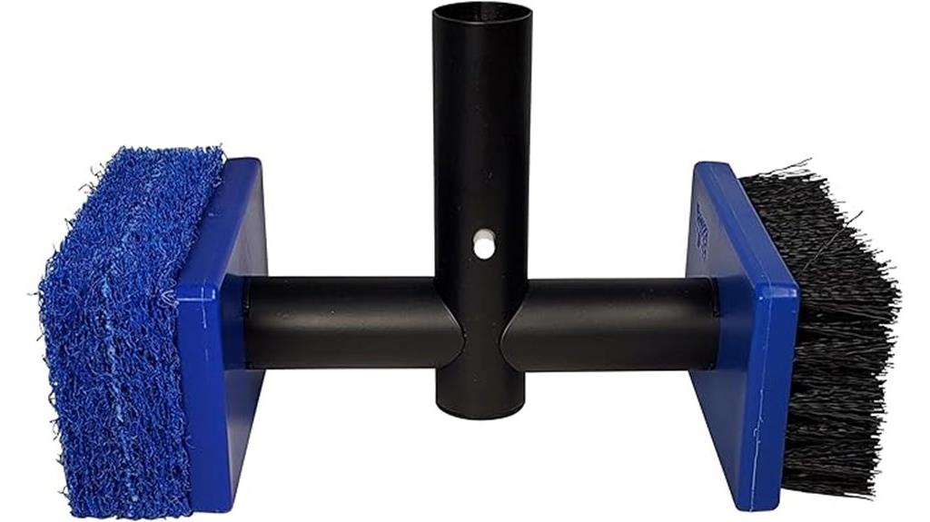 dual purpose pool tile brush