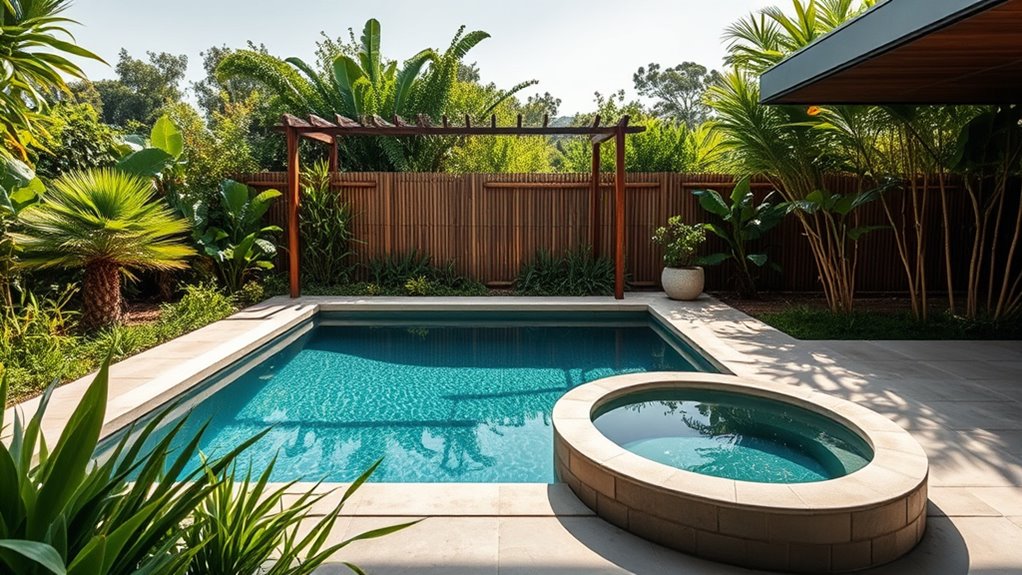 eco friendly small pool construction