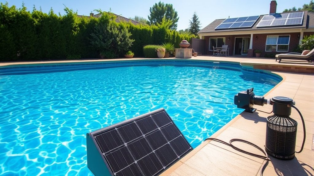 eco friendly solar pool heating