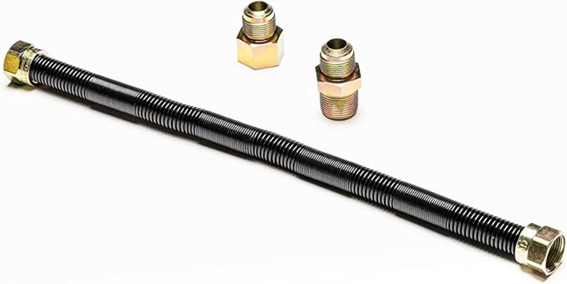 eighteen foot gas line