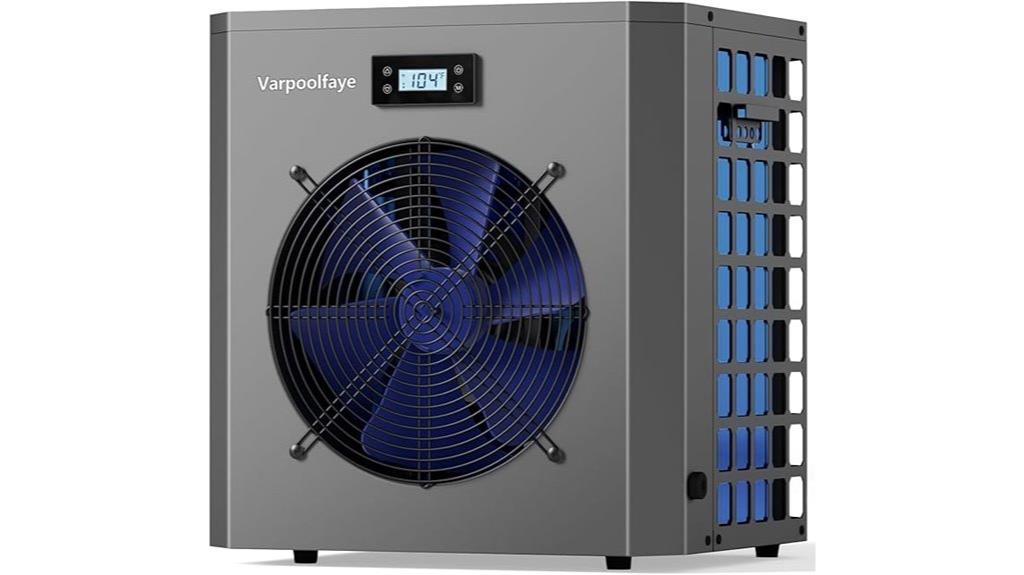 electric pool heater capacity