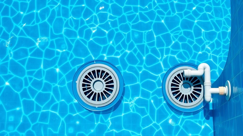 enhanced safety through dual drains