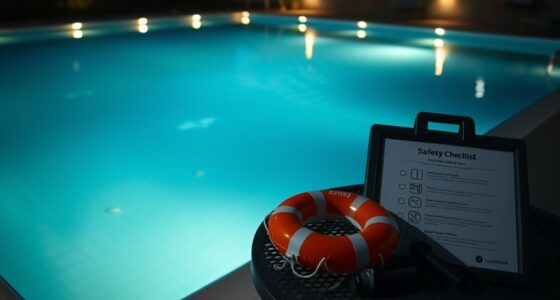 ensure safe night swimming